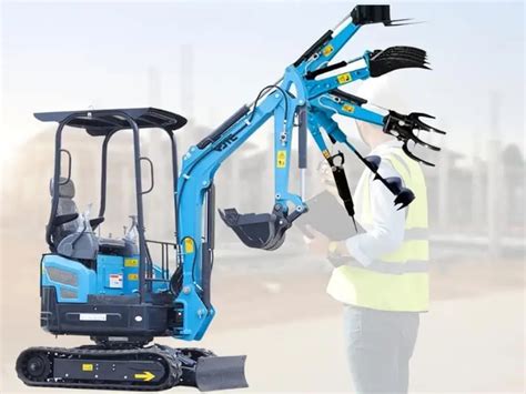 mini compact excavator with forks|lifting attachments for mini excavators.